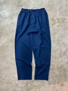 90s USA製 イージースラックス ネイビー ワイドパンツ ヴィンテージ 古着