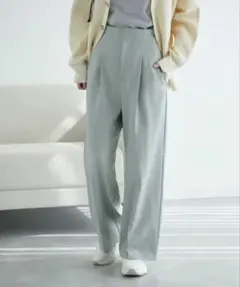 【新品】ROPÉ PICNIC ハイウエストセンタープレスパンツ 38