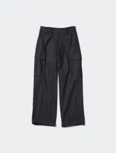 UNIQLO ワイドストレートカーゴパンツ　ダークネイビー