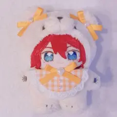 ぬい服　スタイ　リボン　セット　いつぬい　オレンジ