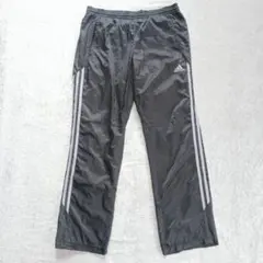 adidas ジャージ パンツ 黒 M ロゴ Y2K サイドライン ロングのサムネイル