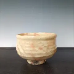 NO761 面取り 志野茶碗 抹茶碗 茶道具 陶印あり「た」 - メルカリ