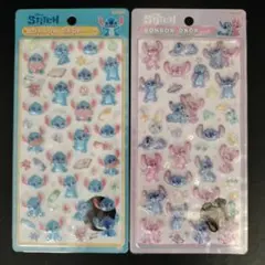 ディズニースティッチ ボンボンドロップシール 2点セット