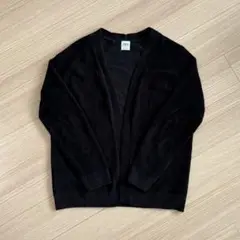 ZARA ザラ カーディガン ボタンレス ブラック M