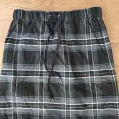ジャーナルスタンダード　　　　ウールチェック柄ロングスカート