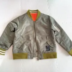 BREEZEブリーズ◆キッズ男の子130㎝MA-1ブルゾンジャケットジャンパー
