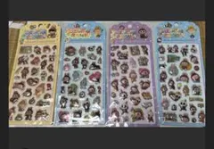 ラブブ　ボンボンドロップシール　立体シール　夜行シール　Labubu 4枚セット