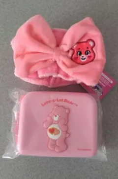 ケアベア　シリコンポーチ、吸水リストバンド　2つセット