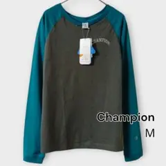 タグ付き・Champion ラグランUVカット長袖Tシャツ M