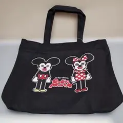 ミッキー ミニー キュービックマウス トートバッグ Cubic Mouth 黒色