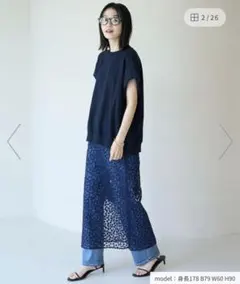 エンブロイダリー レーススカート/UNFILO Lのサムネイル