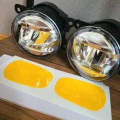 デリカD:5 純正 LEDフォグ+イエローフィルム デリカD:5 純正 LEDフォグ+イエローフィルム - メルカリ