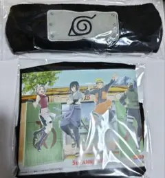 NARUTO　ヘッドバンド　マルシェバッグ　富士急ハイランド限定　購入特典