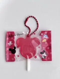 ミニーマウス ロリポップ風 チャーム ストラップ