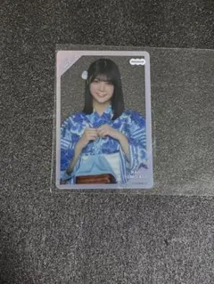 冨里奈央 乃木坂46 購入特典 8月 個別クリアカード C賞