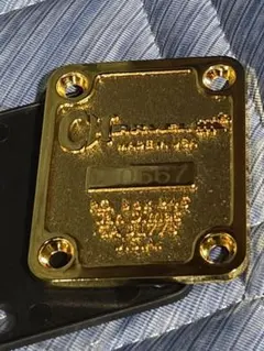 Charvel MADE IN USA ネックジョイントプレートゴールドのサムネイル