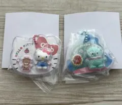 サンリオキャラクターズ　パッケージチャーム　チョコボーロ　キティ　ハンギョドン