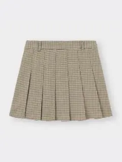 チェック プリーツ スカート