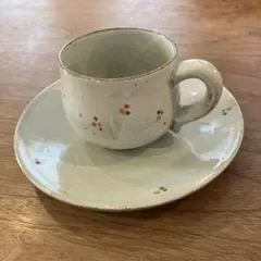 美品】笠間焼 近藤文 コンドウアヤ マグカップソーサーセット - メルカリ