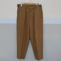 YOKE CUT-OFF 1TUCK WIDE TROUSERS 18AW