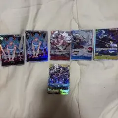 ふ*じ様 ワンピースカード 決戦の刻 SEC黒ひげ SRヤマト等 7枚セット