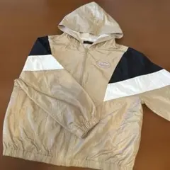 lovetoxic フード付きジャケット ベージュ/黒/白