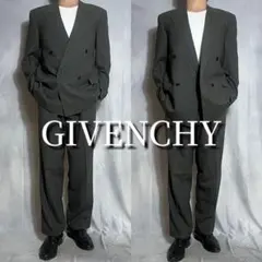 美品 ジバンシー セットアップ ダブル ストライプ チャコールグレーカラー