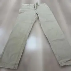 GU チノパン ベージュ 76サイズ　スリムストレート