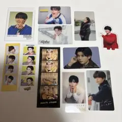 なにわ男子　長尾謙杜　クリアカード　フォトカード　チェキ