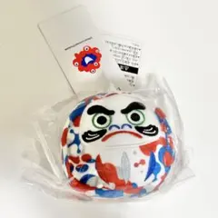 ミャクミャクだるまキーホルダー　大阪万博2025 ホワイト　万博グッズ