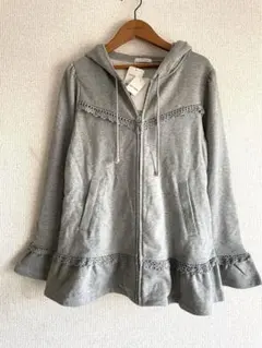 グレー パーカー