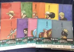 ワンピース　一番くじ　試練のその先へ　J賞　クリアファイル＆ステッカー　コンプ