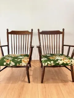 美品■三越家具■ブルージュ■アームレスチェア■1人掛けソファ■2脚セット 美品□三越家具□ブルージュ□アームレスチェア□1人掛けソファ□2脚