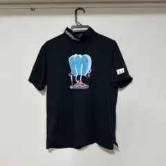 munsingwear 黒 ゴルフシャツ Lサイズ