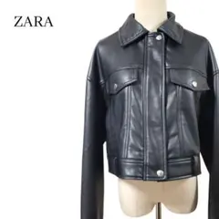 ZARA ザラ　レザー　ライダース ZARA ザラ リアルレザー 本革 レザー ライダースジャケット新品