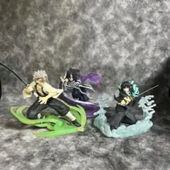 鬼滅の刃 XrossLink フィギュア 時透無一郎 伊黒小芭内 不死川実弥