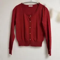美品　プライムパターン 長袖カーディガン