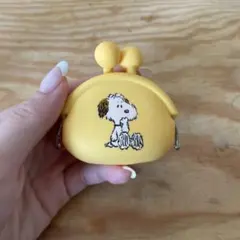 PEANUTS ちょっと大きな　シリコンがまぐち ガチャ　スヌーピー　アンディ