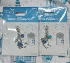 東京ディズニーシー　25周年　チャーム　ミッキー　ドナルド　新品未開封品