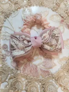 在庫整理SALE!!　インド刺繍リボン　シュシュ