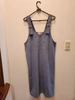 LOGOS DAYS コーデュロイ サロペット ブルー