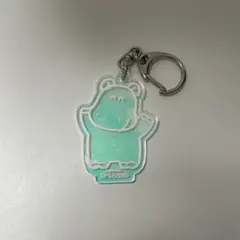 【即日発送】たべっ子どうぶつ オーロラキーホルダー カバ ギンビス カバ グッズ