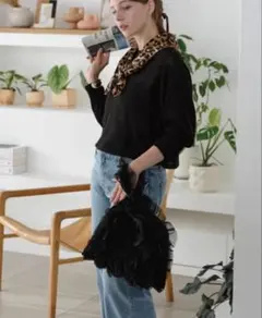 チュールフリルバッグ トートバッグのサムネイル