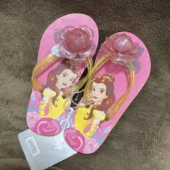ディズニーストア　ベル　ビーチサンダル　18cm 美女と野獣　プリンセス