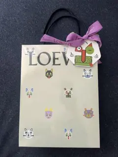 LOEWE ショップ袋 ルイス・ウェイン 中サイズ