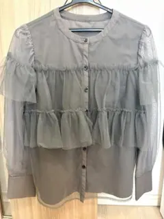 タグ付ジャスグリッティー チュールレイヤードカットソー - メルカリ