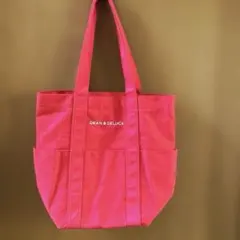 2026福袋　ディーンアンドデルーカトートバッグ　赤　レッド