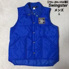70s~ USA製 Swingster Michelin 中綿ベスト メンズ L 70s~ USA製 Swingster Michelin 中綿ベスト メンズ L - メルカリ