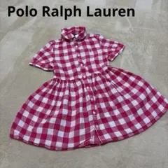 Polo Ralph Lauren 半袖 チェック柄 ワンピース 3Tのサムネイル