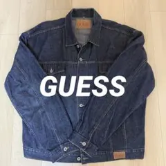 【希少】oldGUESS ダークブルー デニムジャケット